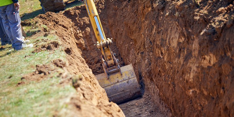 Ditch Trenching in New Hanover County, North Carolina