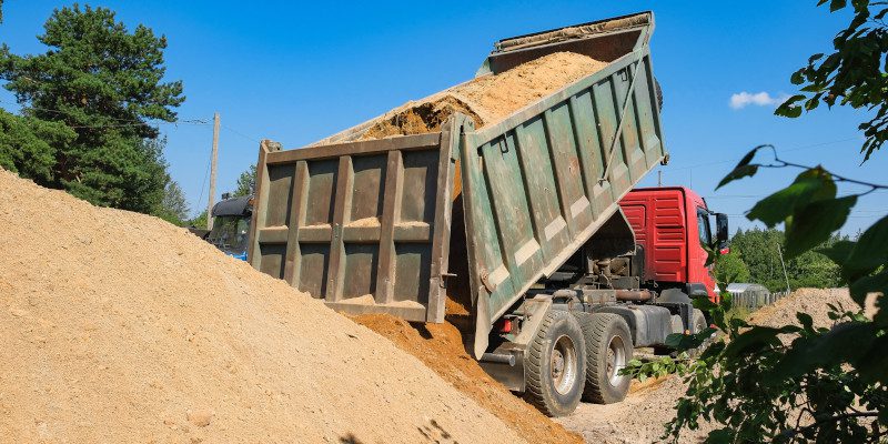 Sand Delivery in Pender County, North Carolina